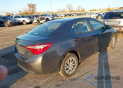 2017 Toyota Corolla Le z USA, uszkodzony, nr VIN 2T1BURHE9HC918770